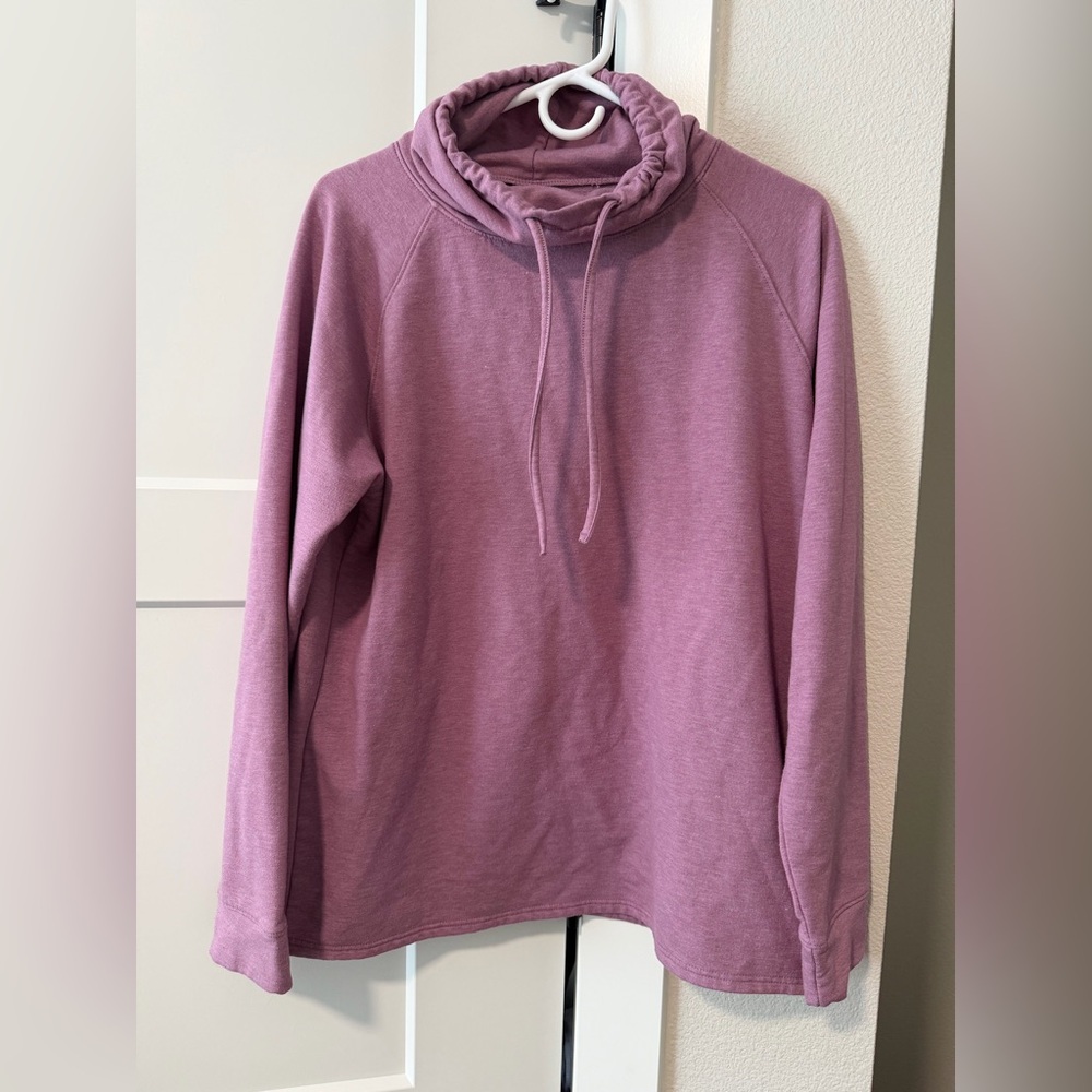 32 Degrees Mauve Cowl Neck Pullover Sweater